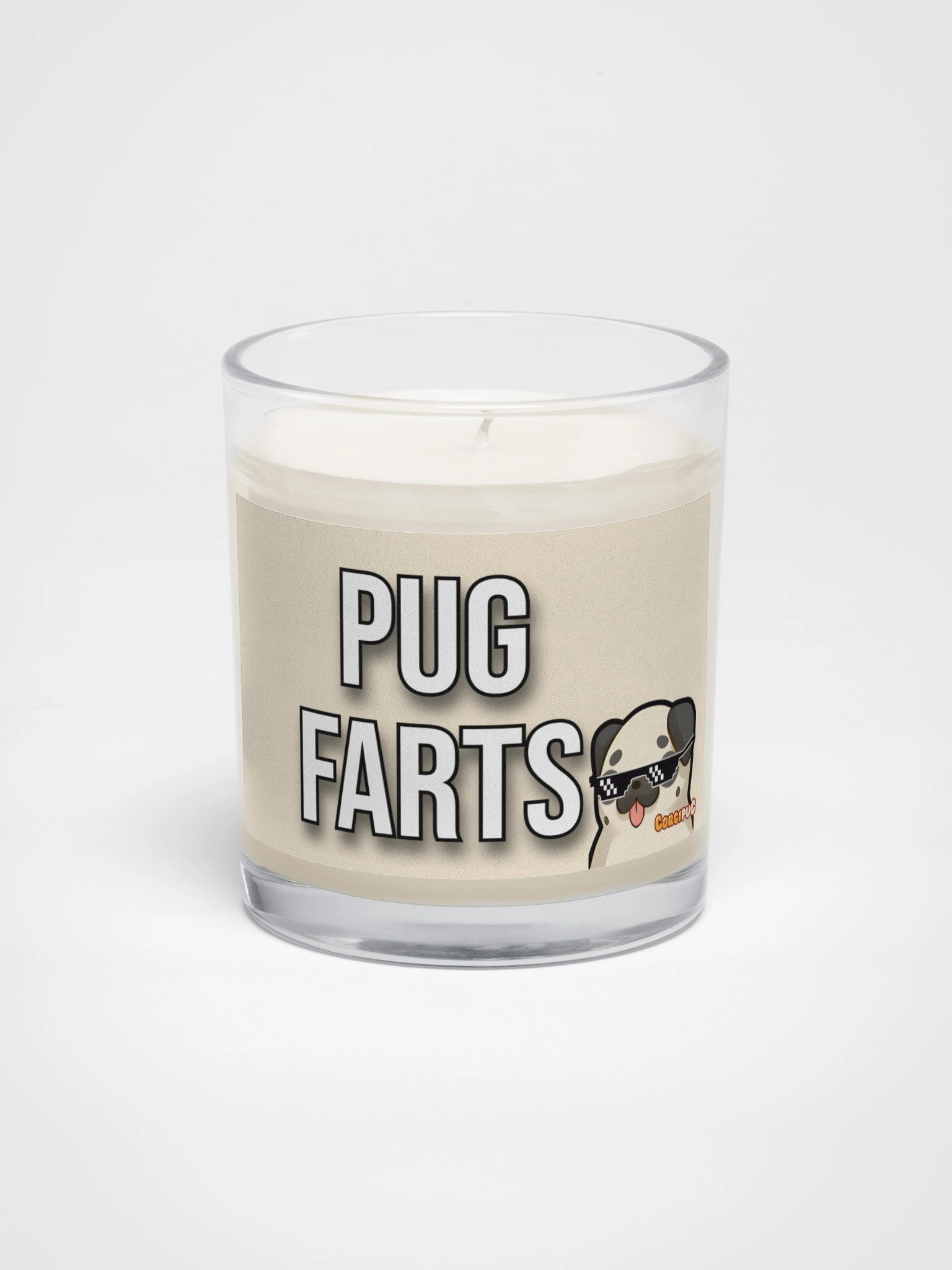 pug farts candle product image (1)