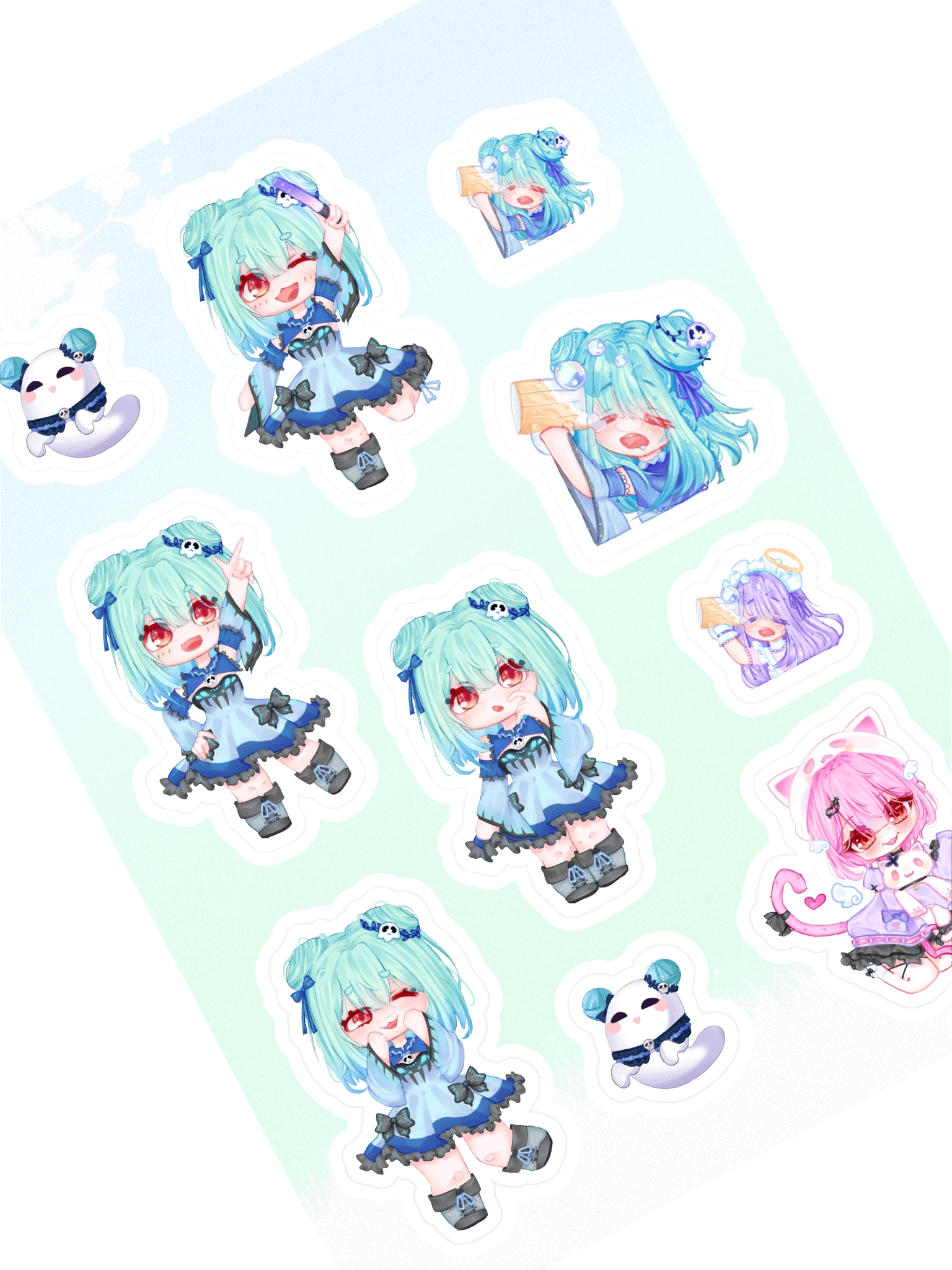 Ru-chan sticker sheet product image (1)