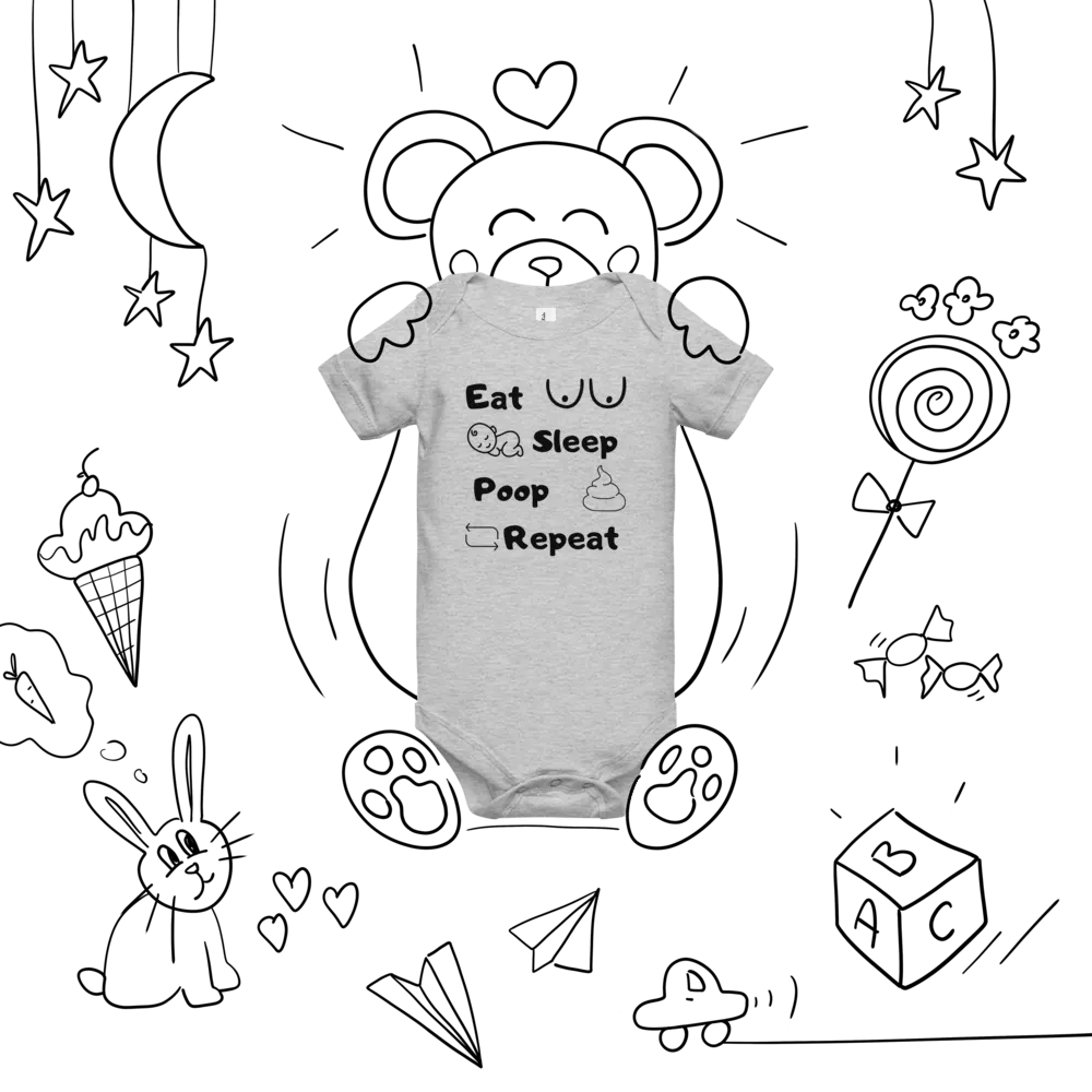 UltraSoft Baby Onesie with Funny Text product image (22)