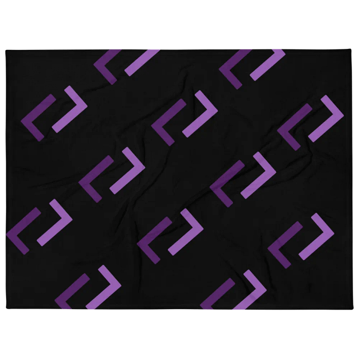 Open Purple Rectangles Design Throw Blanket product image (1)