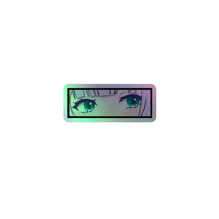 Holographic MissFushi's Eyes Sticker product image (1)