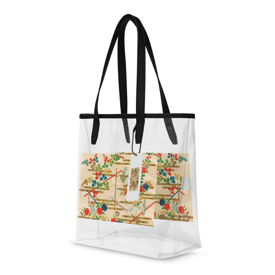 Asian Floral Fusion Clear Tote Bag product image (4)