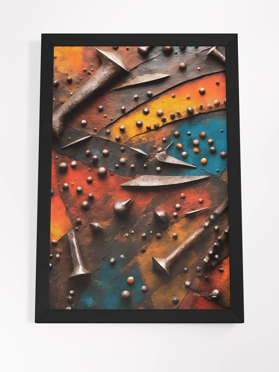 A Work of Art Bearing the Marks of Time: Rusty Iron Painting product image (5)
