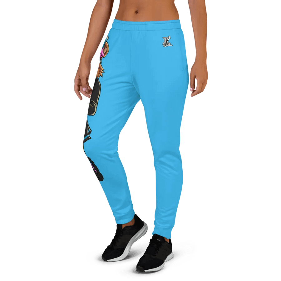 Standing Girl Bear Light Blue Joggers product image (3)