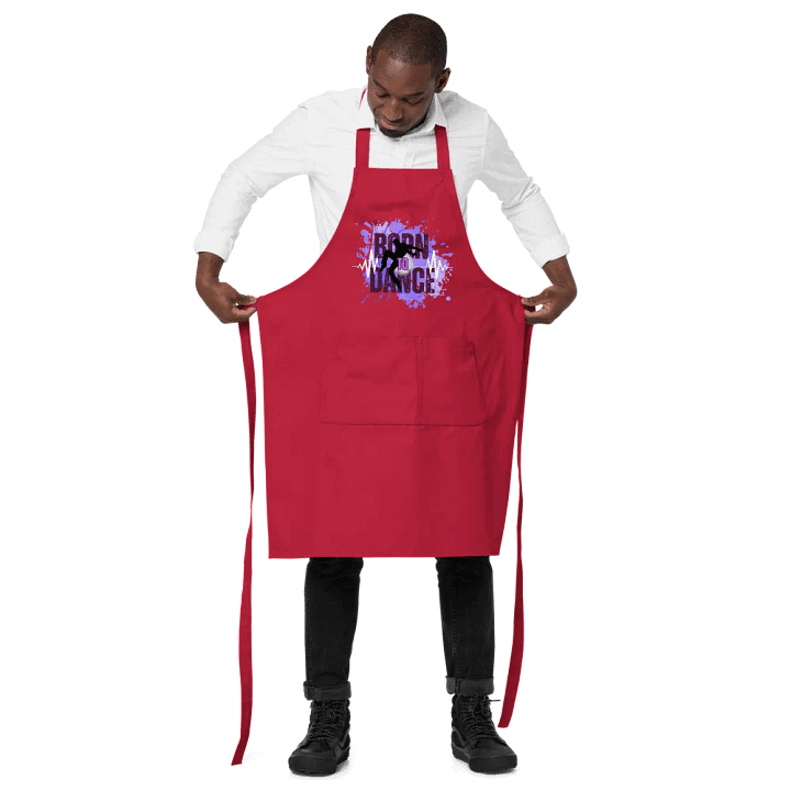 Dynamic Born to Dance Splash His Silhouette Apron product image (27)