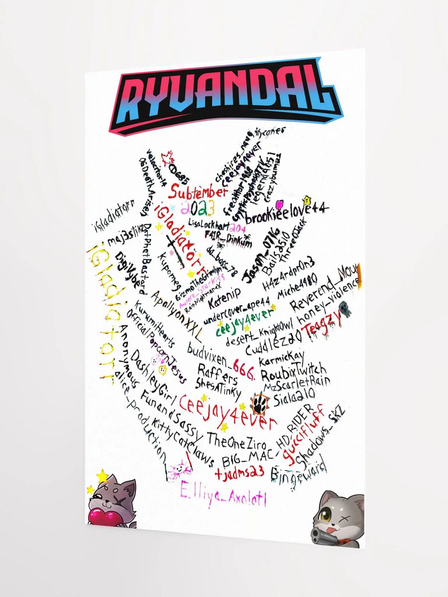 Furycious Fam Subtember Poster product image (8)