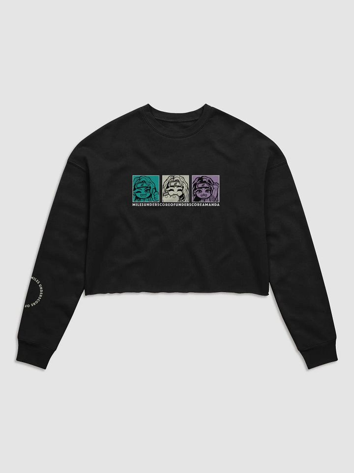 The Undie Women's Crop Sweatshirt product image (1)