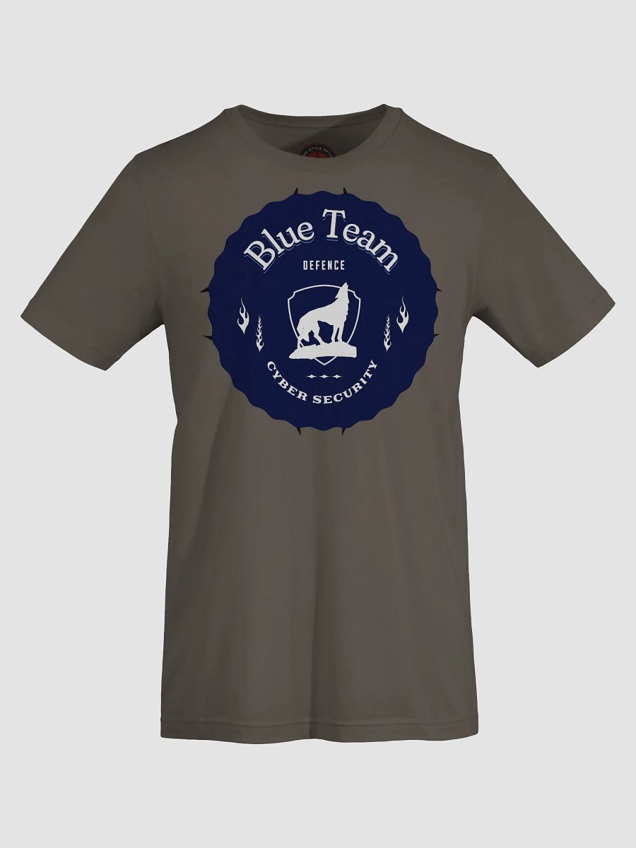Cyber Security Blue Team Wolf's Vigil - Bella+Canvas Unisex T-Shirt (Super Soft Classic Fit) - Front Print product image (5)