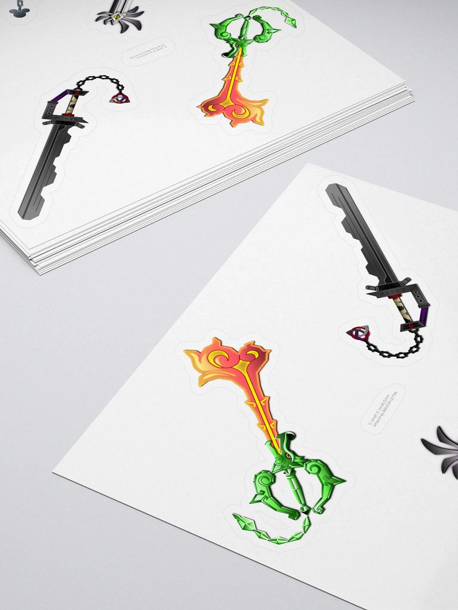 Custom Keyblade Sticker Sheet 8 - Neo Unicornis (2) product image (4)