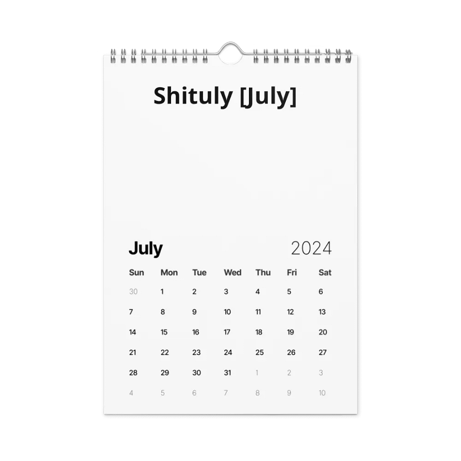 CUSS WORDS calendar 2024 product image (7)