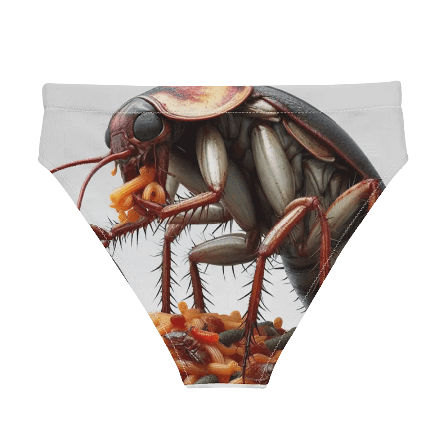 Surreal Roach Pasta All-Over Print Bikini Bottoms product image (2)