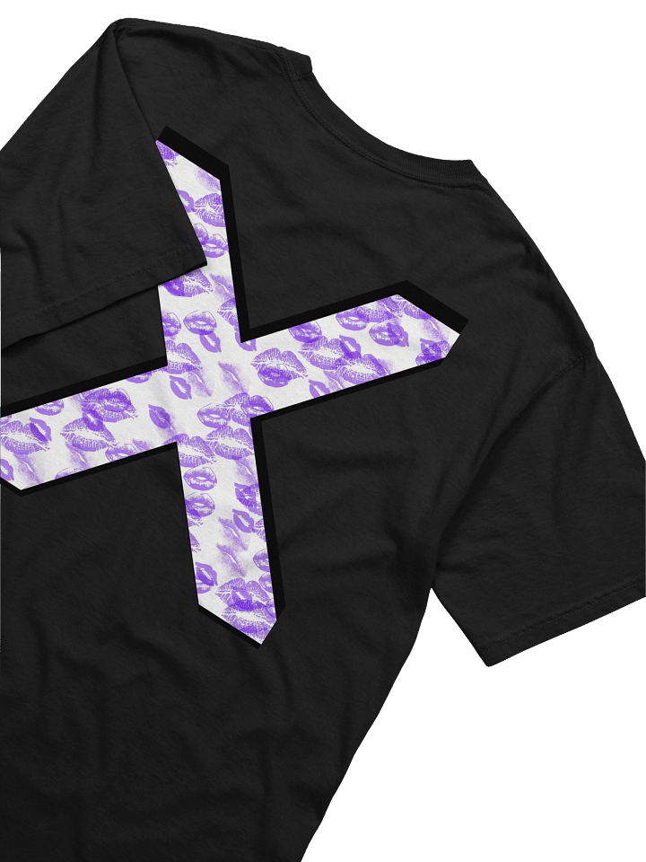 White X Purple Lipstick Kisses | Shirt product image (2)