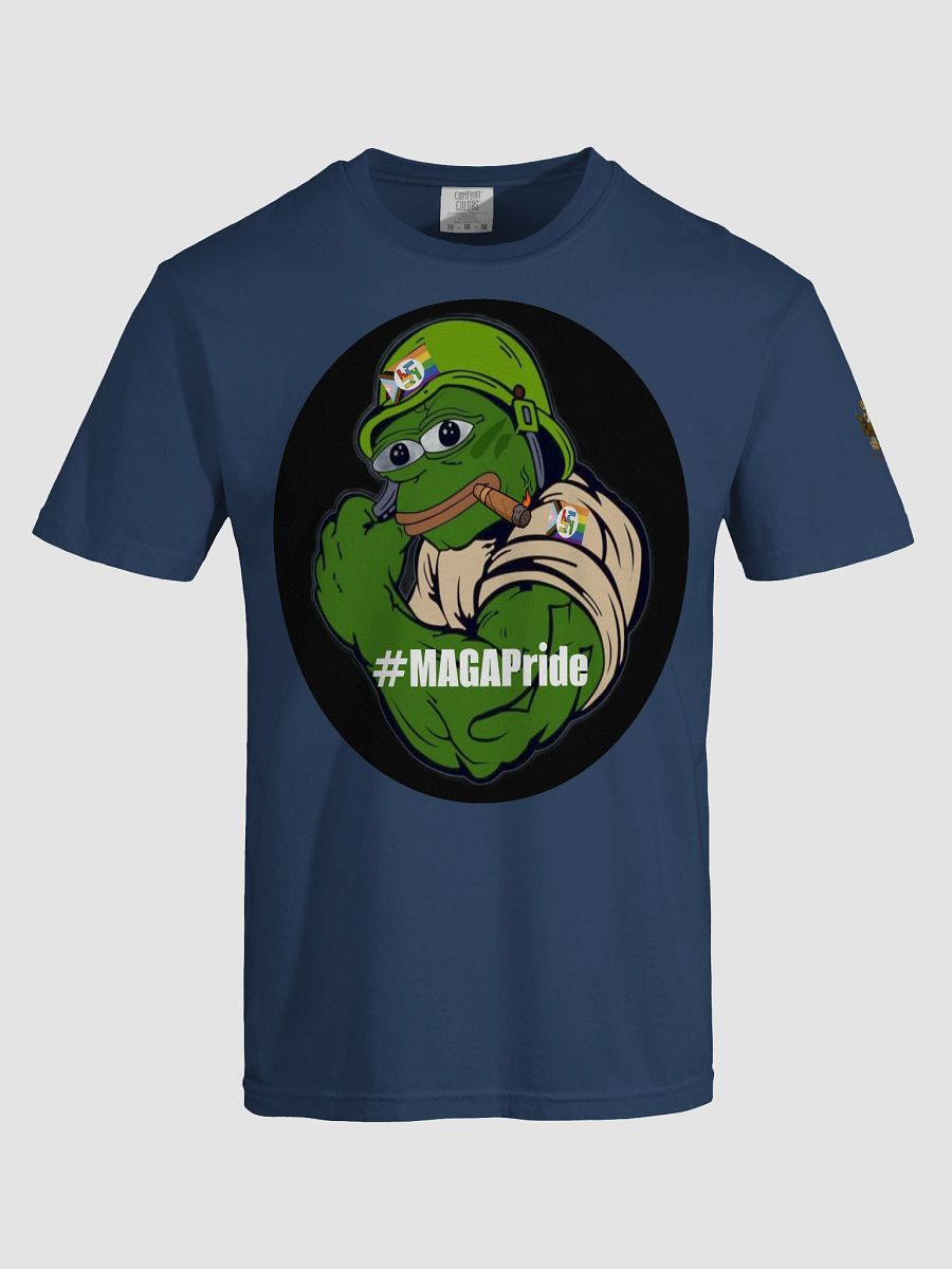 🤍💪🐸 #MAGAPride™ Contrast Tee – Whiteout and Proud Edition (Also In a Spectrum of Colors Including White) product image (50)