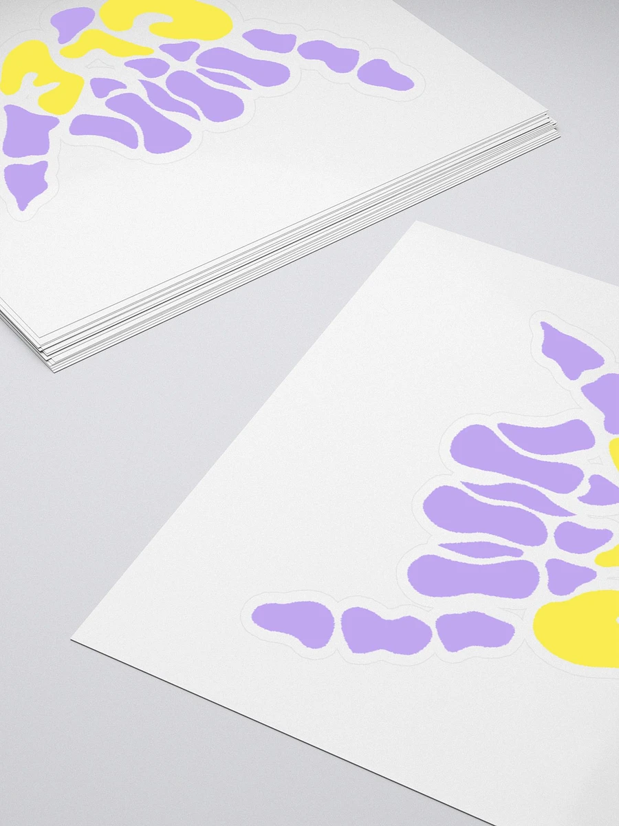 Suns Out, Bones Out Sticker (Purple/Yellow) product image (4)