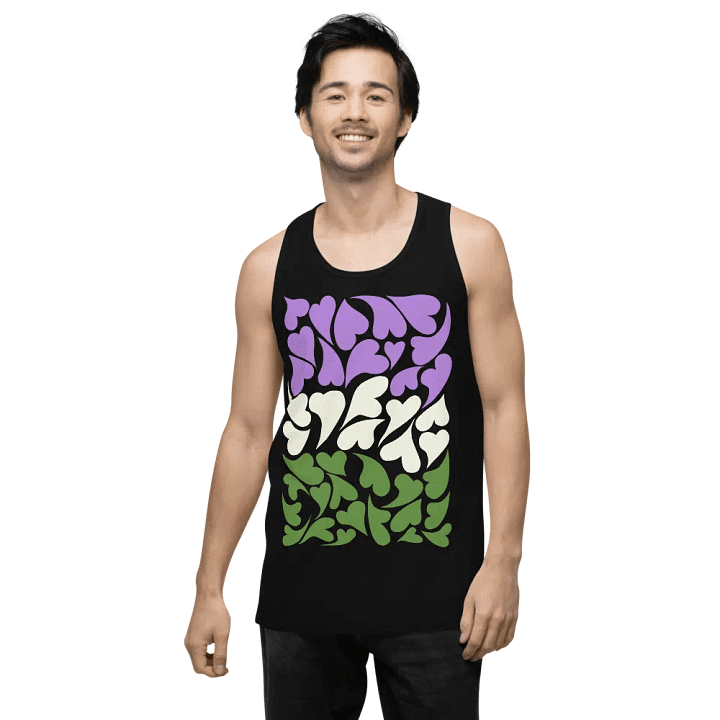Nestled PRIDE Genderqueer Tank Top product image (5)