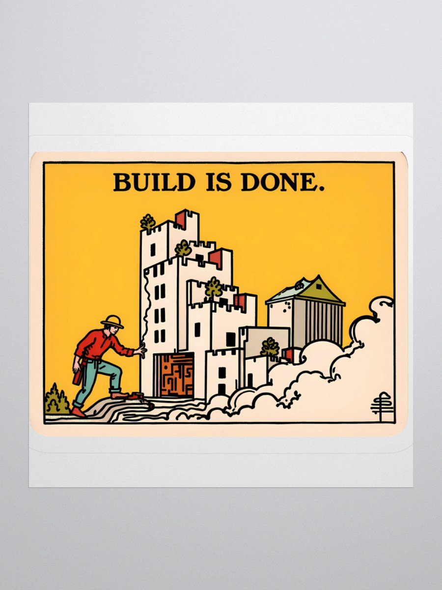 Medieval Castle Completed: Builder’s Pride Sticker product image (3)