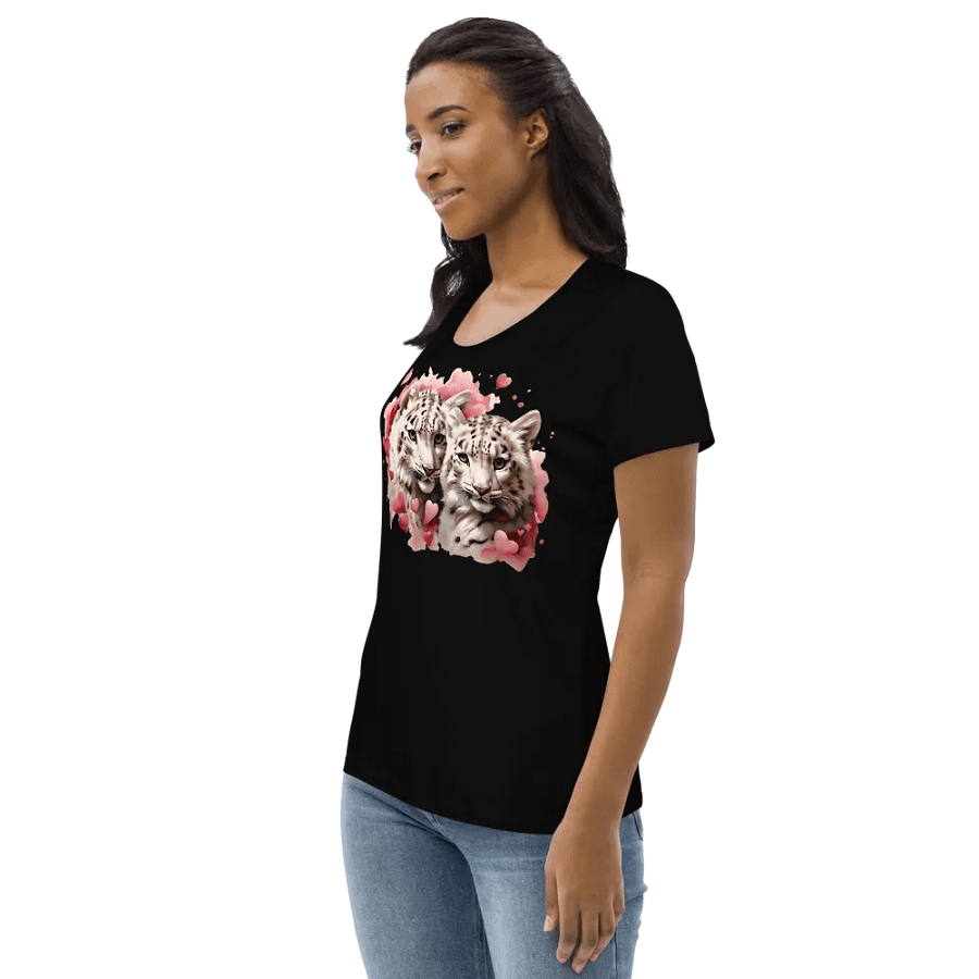 Snow Leopard Serenity Women's Fitted Tee product image (3)