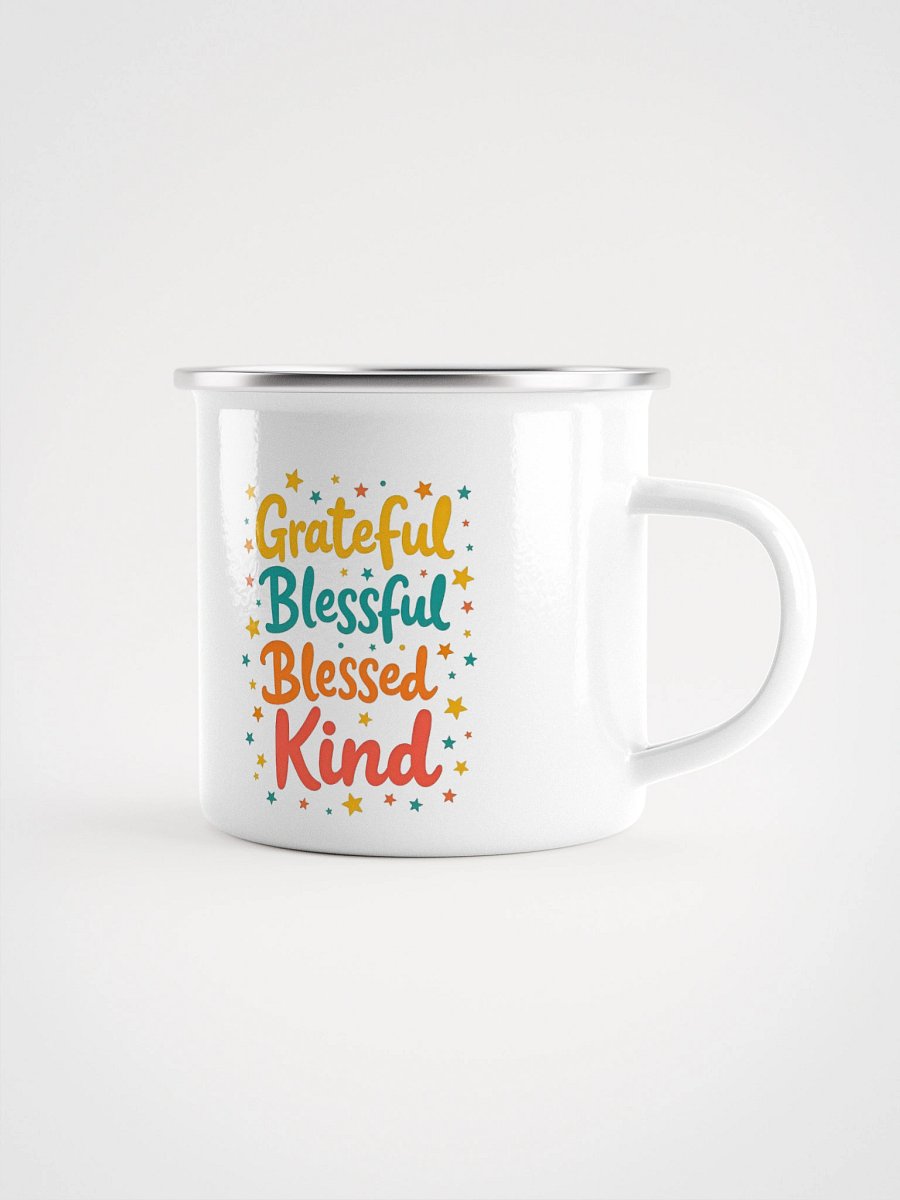 Grateful Kindness Enamel Mug product image (1)