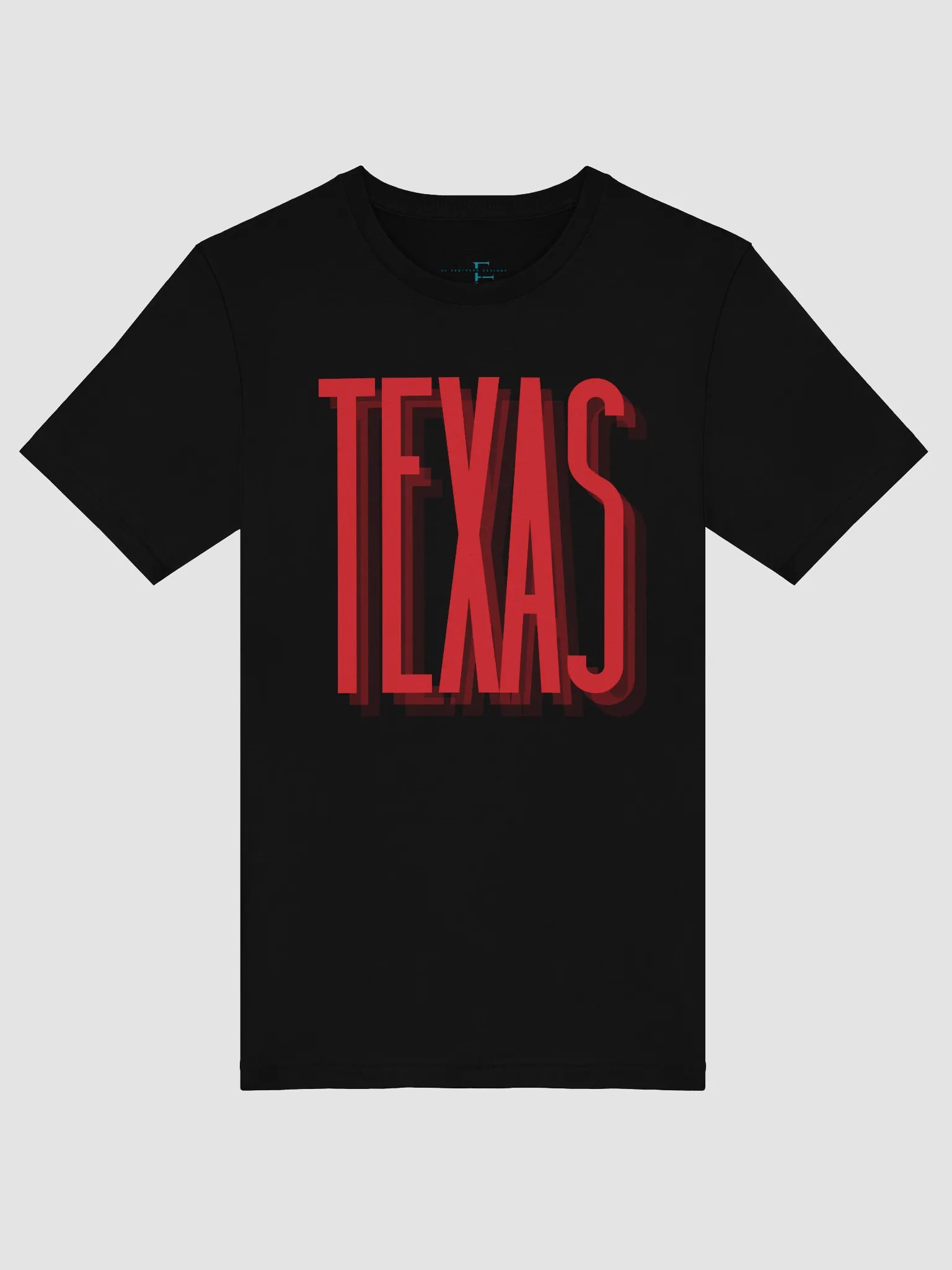 🔴 Modern Texas Typography T-Shirt | Bella+Canvas Unisex Tee | Red Sansterdam Font Design product image (29)
