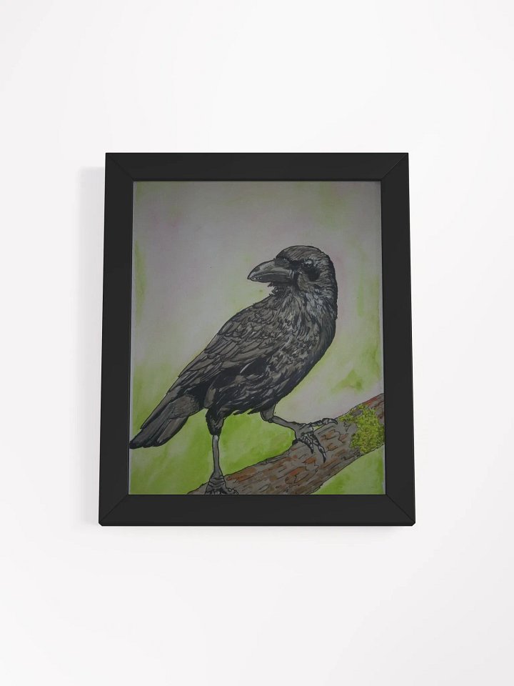Corvid Series [00] Carrion crow framed print product image (1)