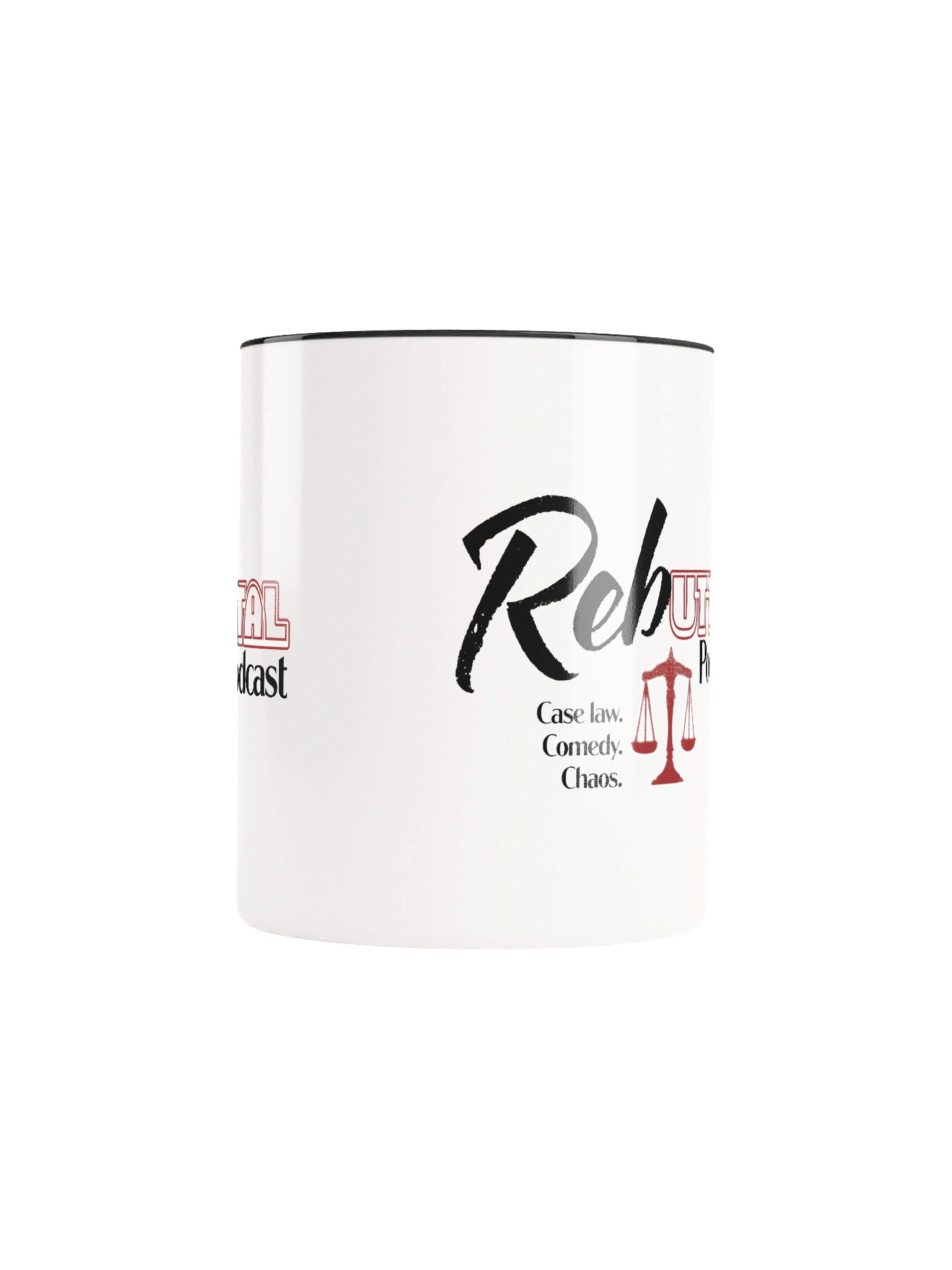 Rebuttal Podcast White & Black Ceramic Mug product image (3)