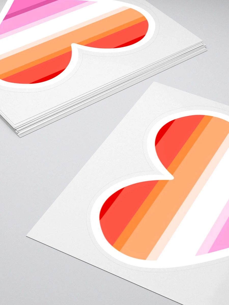 Lesbian Pride Sticker product image (10)