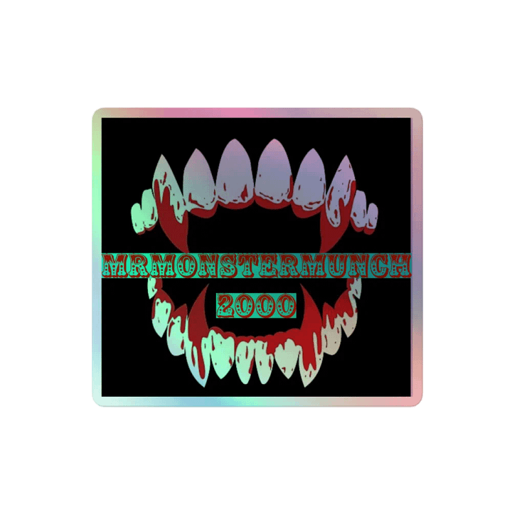 MONSTERMUNCH HOLOGRAPHIC STICKERS product image (2)