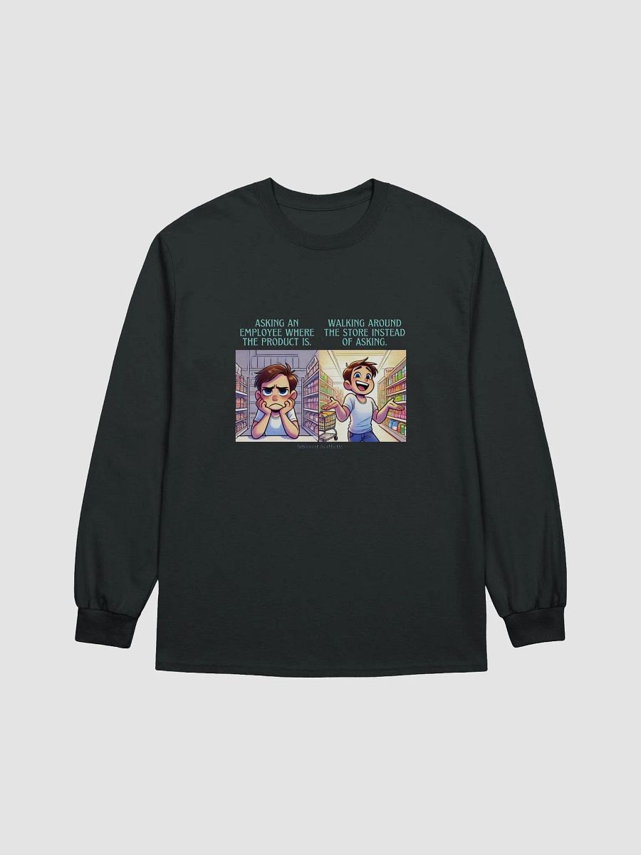 The Shopping Dilemma Long Sleeve Tee product image (1)