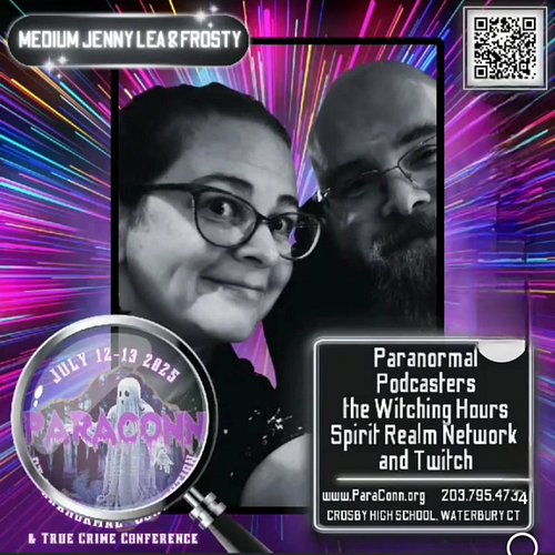 Come see us in Connecticut this weekend! #paraconn ##thewitchinghourspodcast #paranormal #podcast #teamweird #spiritrealmnetwork