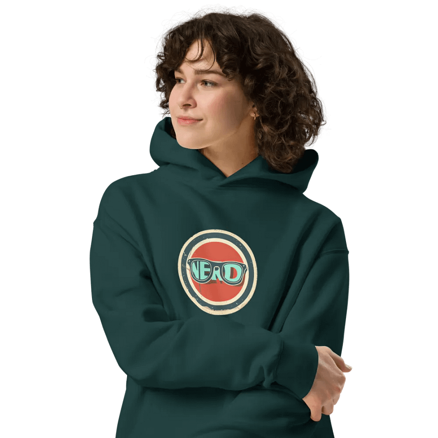 Vintage Nerd Premium Oversized Hoodie product image (4)