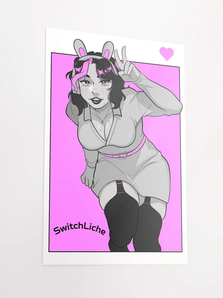 Bunny Swii Pink Poster product image (2)