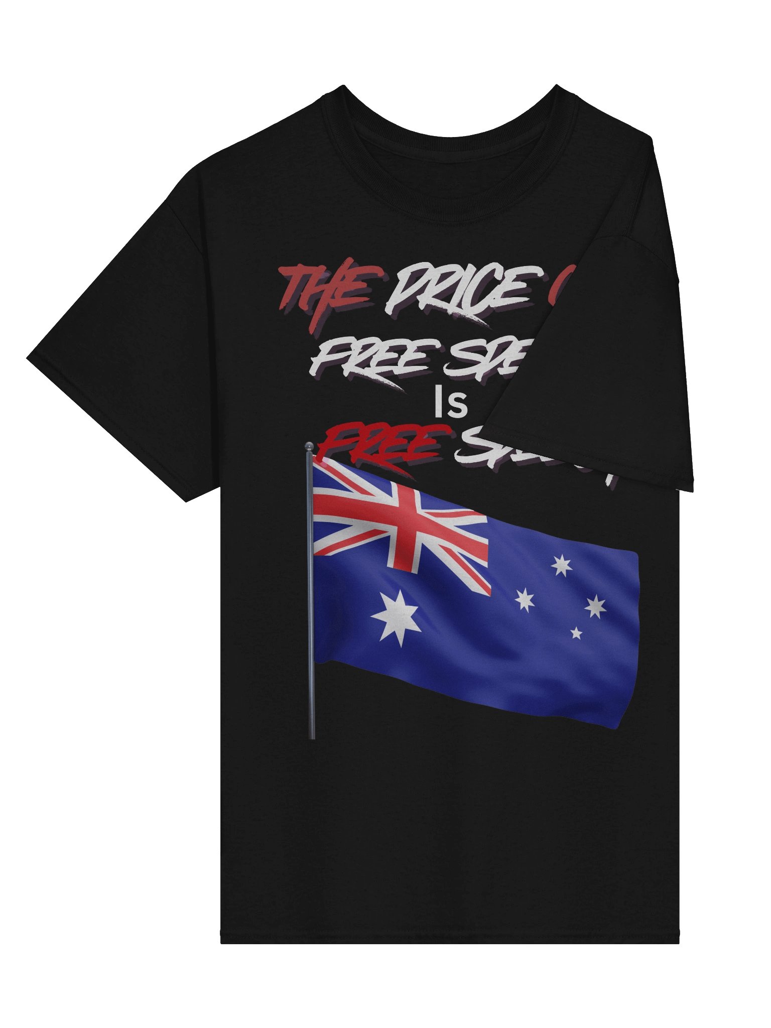Australian Flag Free Speech Tee product image (4)