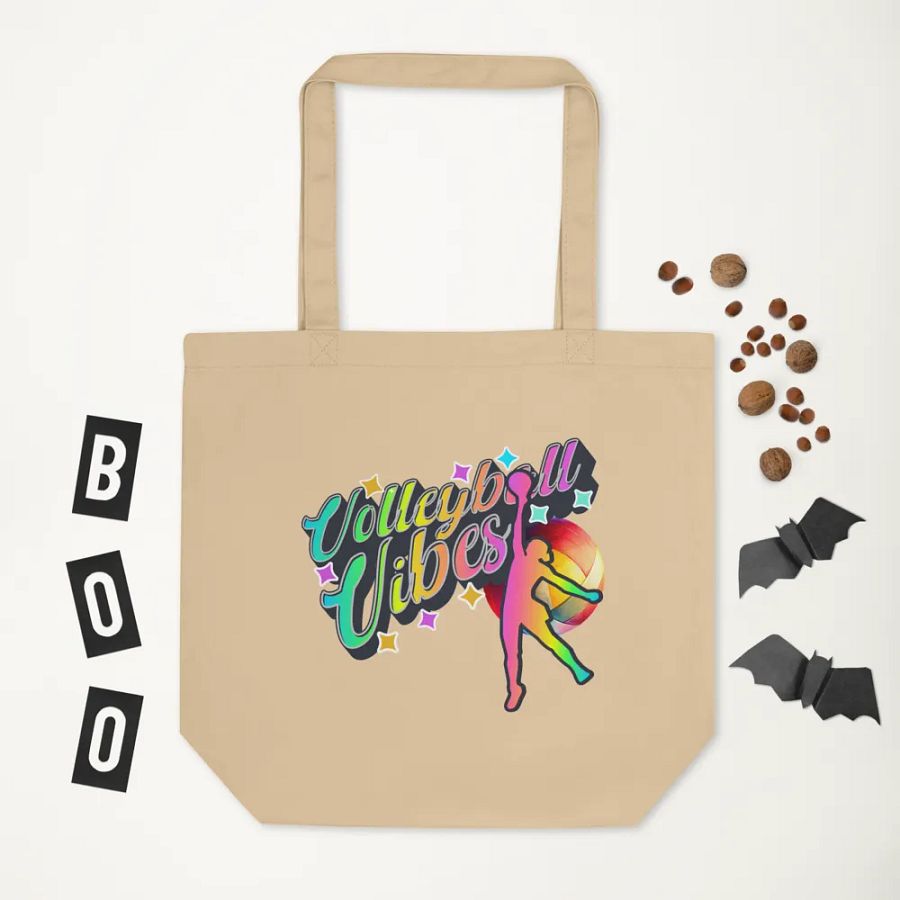 Volleyball Vibes Female Vibrant Tote Bag product image (5)