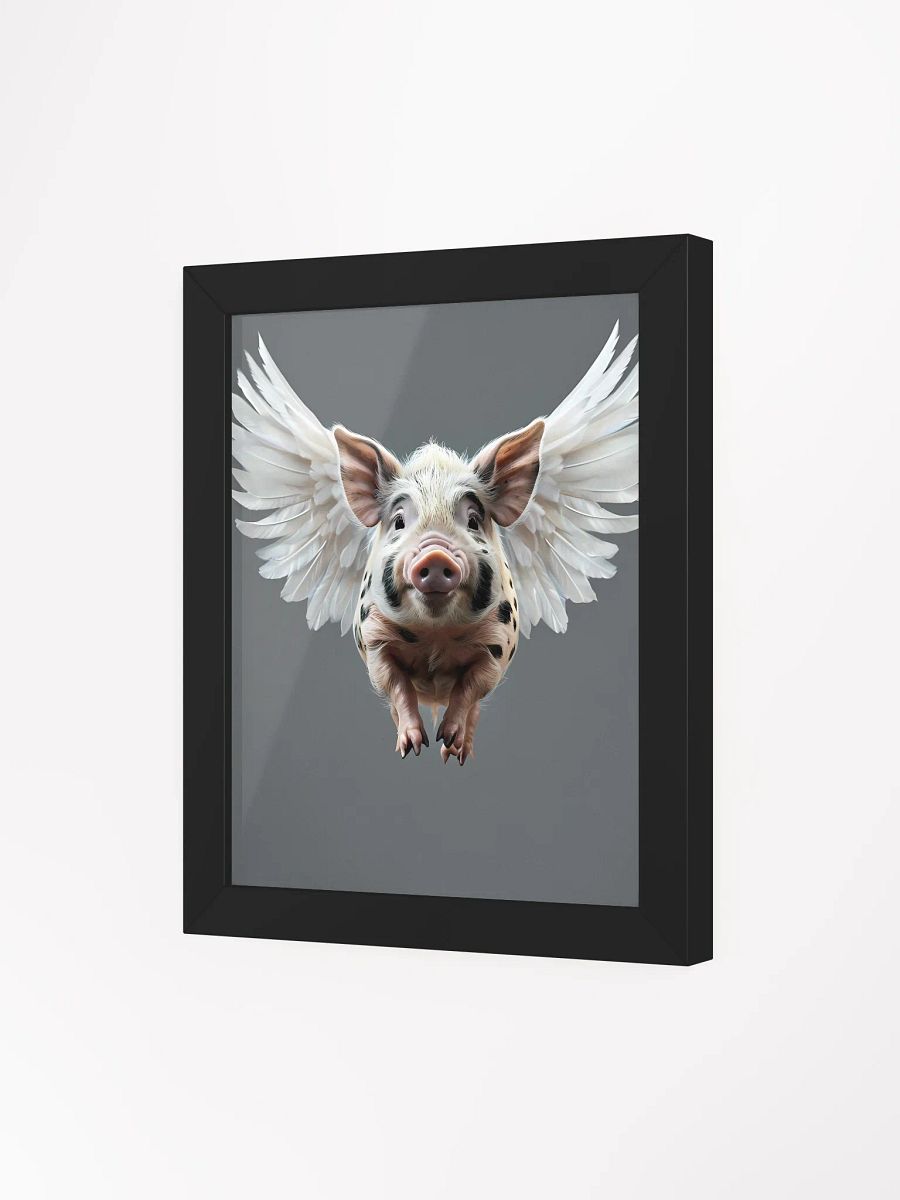 Flying Pig Framed Matte Poster product image (4)