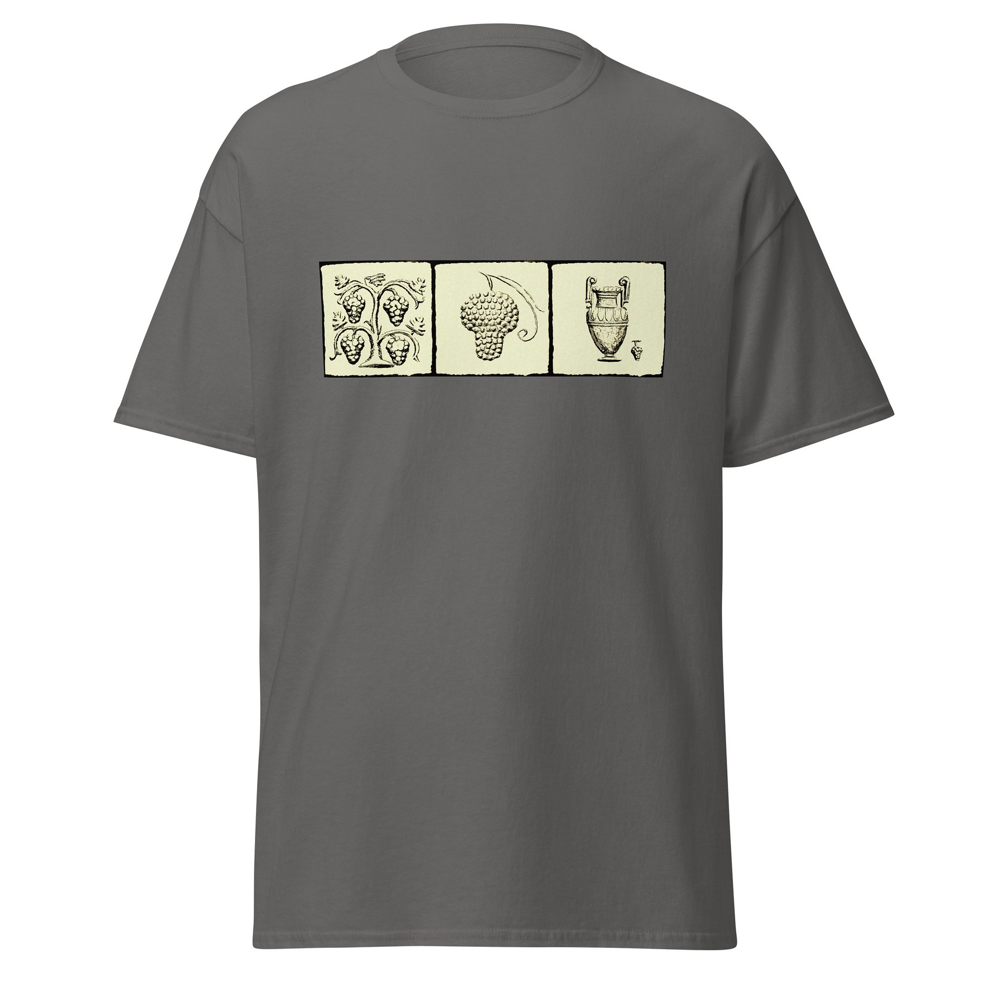 Grape and Wine Ancient Greek Art circa 3rd Century BC, T-Shirt product image (1)