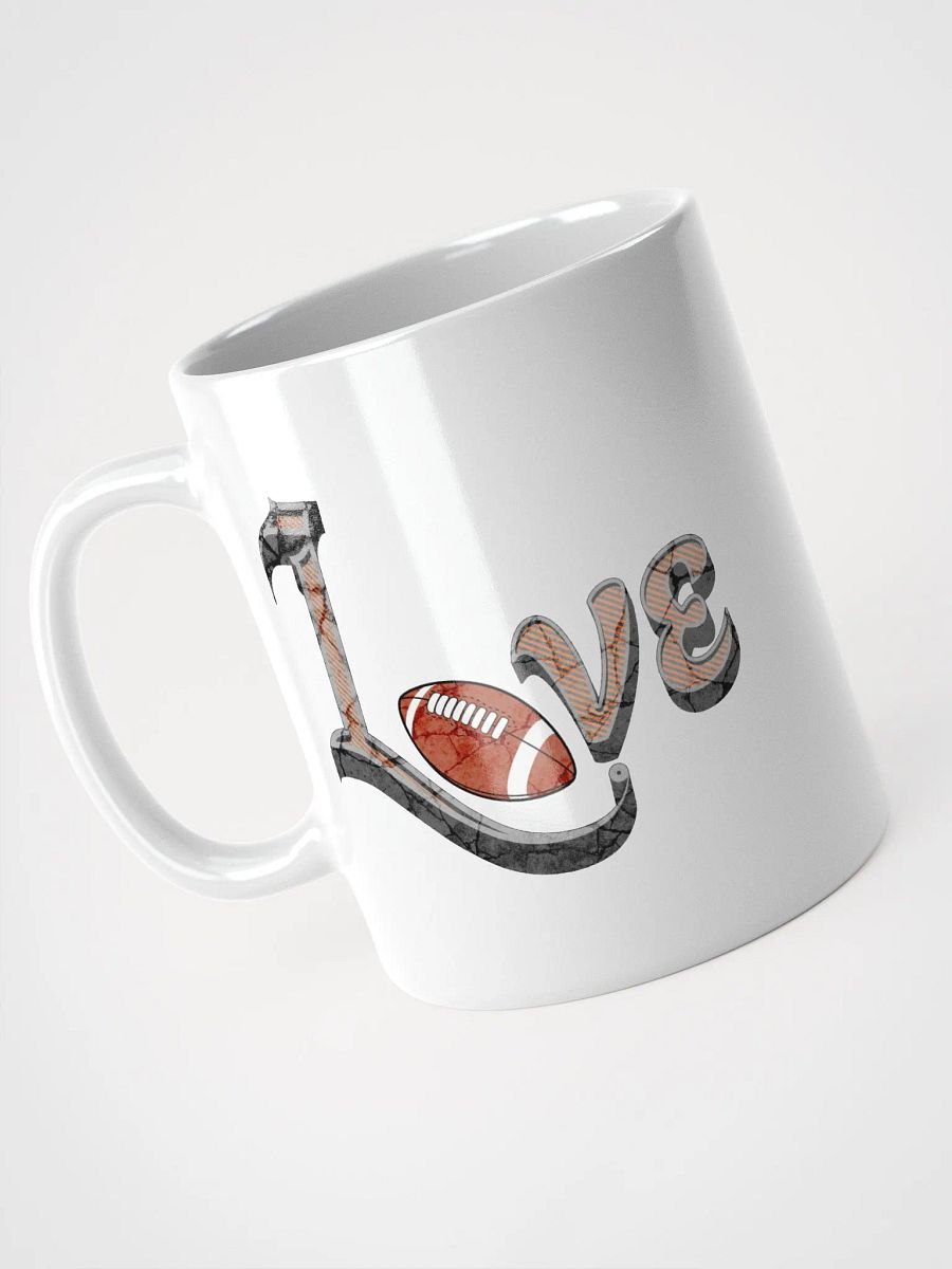 Love Football White Glossy Mug product image (2)