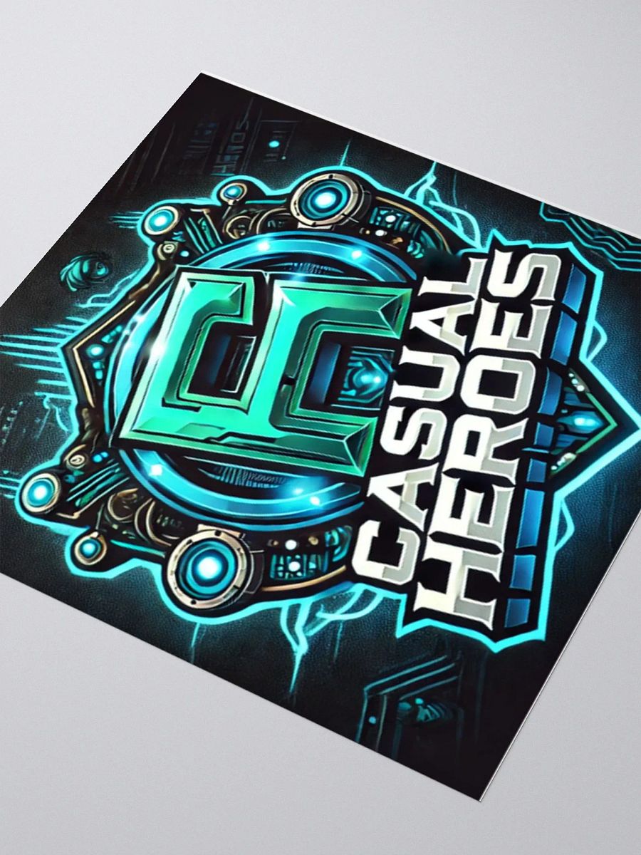 Futuristic Casual Heroes Kiss Cut Stickers product image (9)