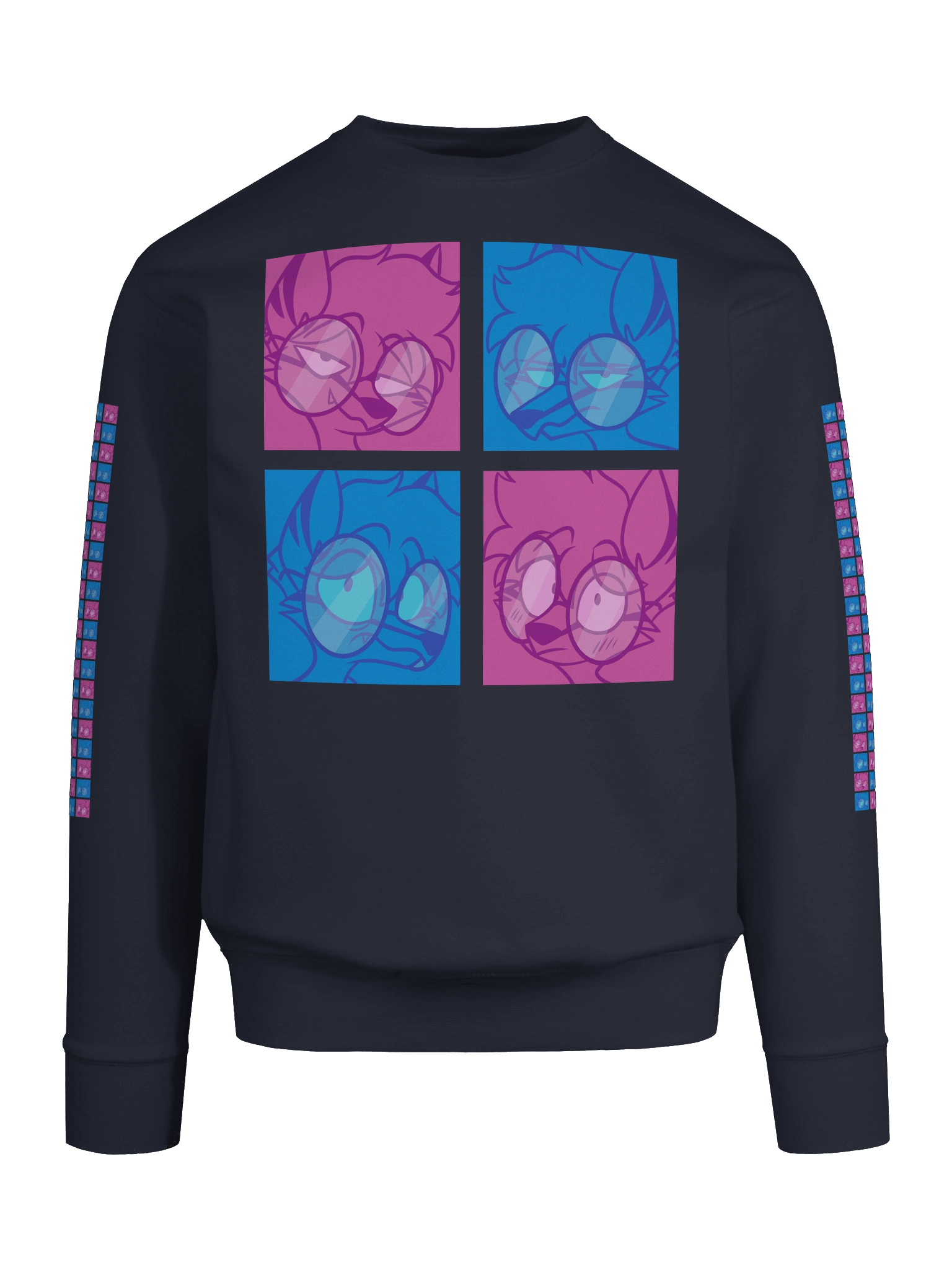 4 Moods Wolf Sweater 🐺💙💜 product image (51)