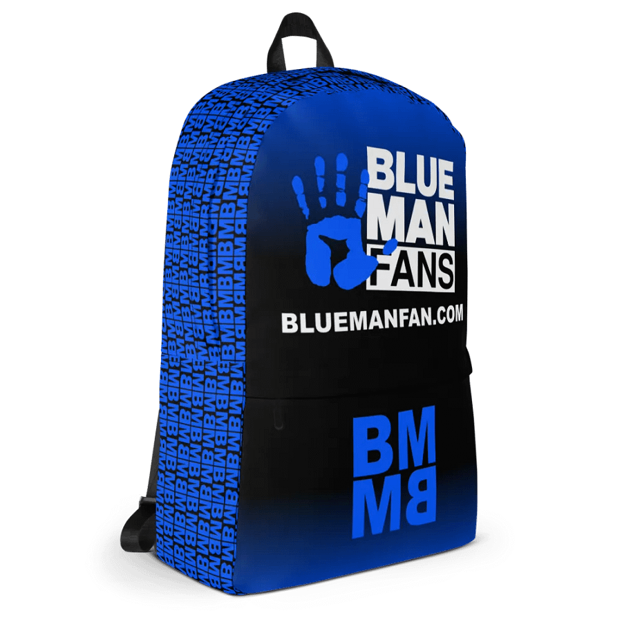 Blue Man Fans Hand Print Backpack product image (3)