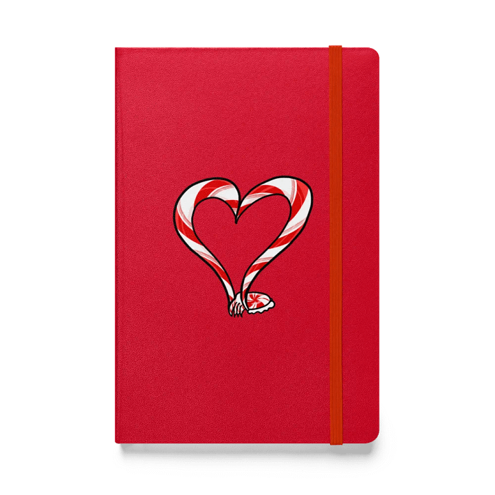 Candycane Tentacle Heart Notebook product image (1)