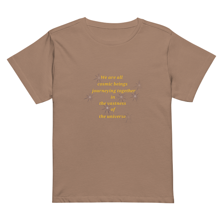 Cosmic Journey Women's High-Waisted Tee product image (2)