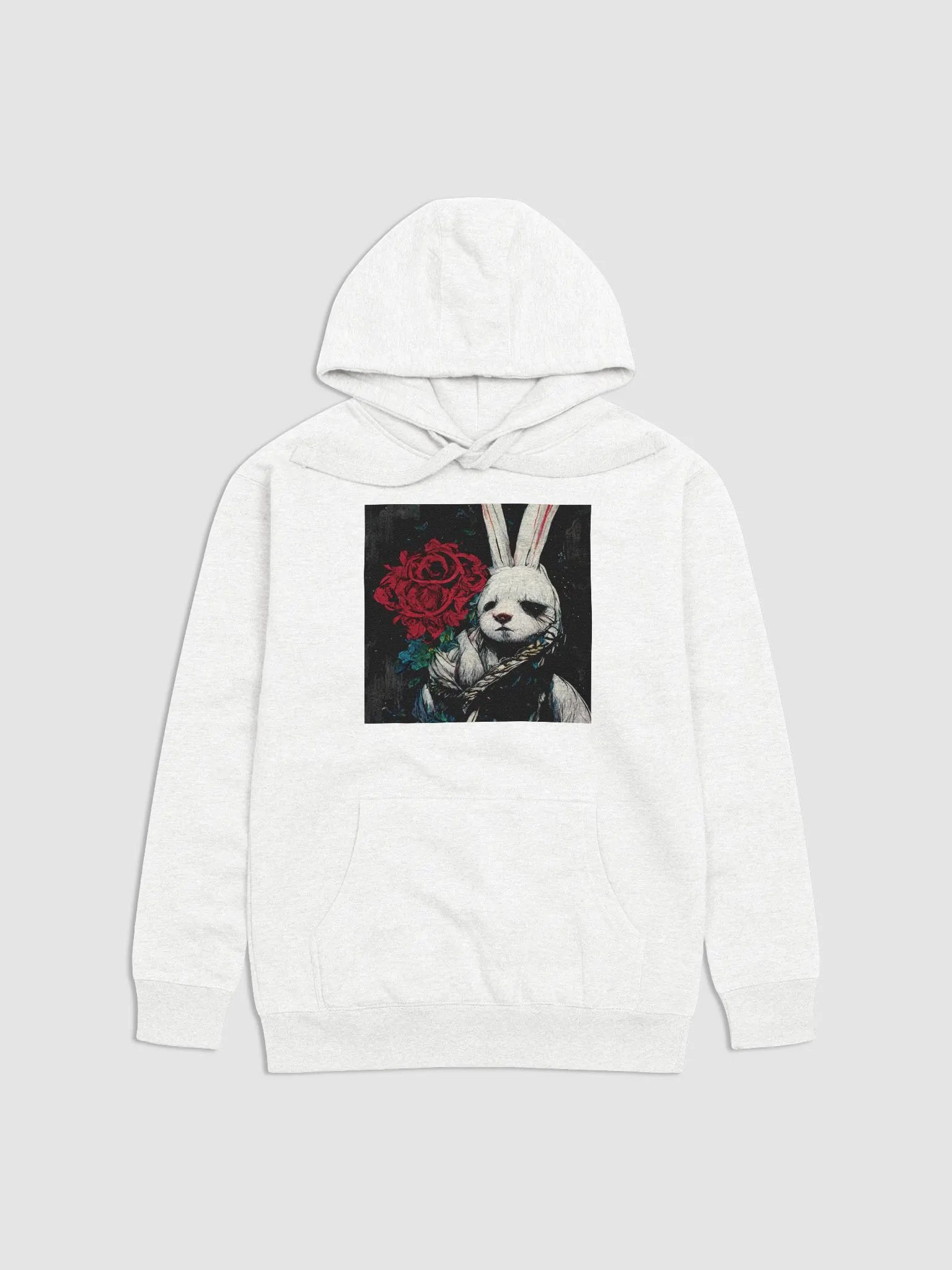 Image on both sides. Alice and her bunny supersoft hoodie product image (1)