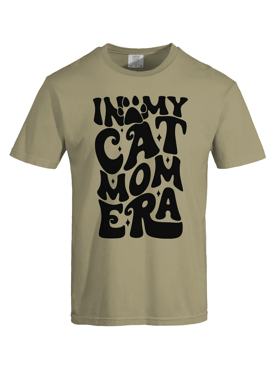 In My Cat Mom Era T-Shirt - Relaxed Fit Heavyweight Unisex Cotton T-Shirt product image (1)