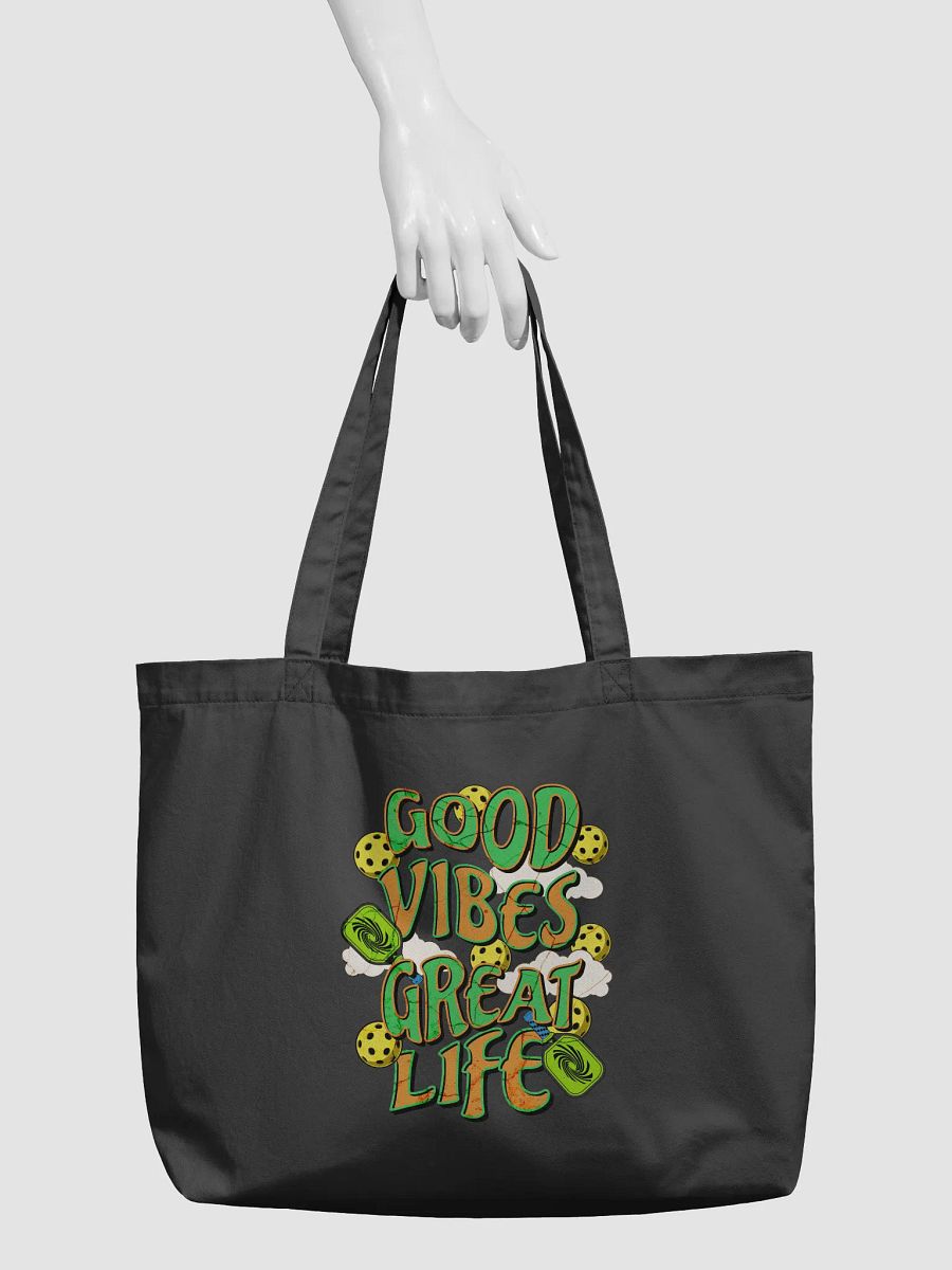 Good Vibes Great Life Pickleball Vibrant Life Eco Tote product image (3)
