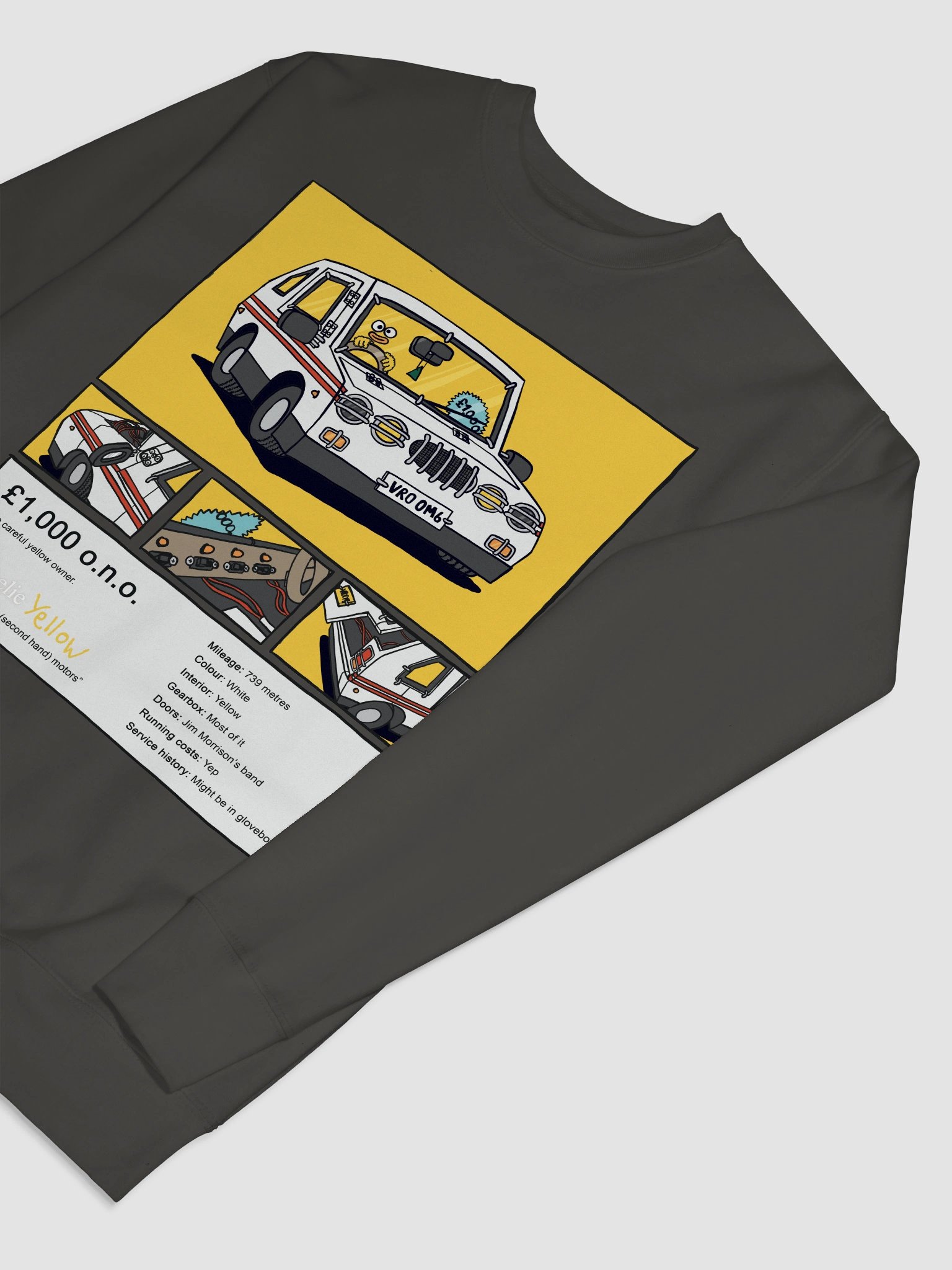 One careful yellow owner sweatshirt! product image (7)