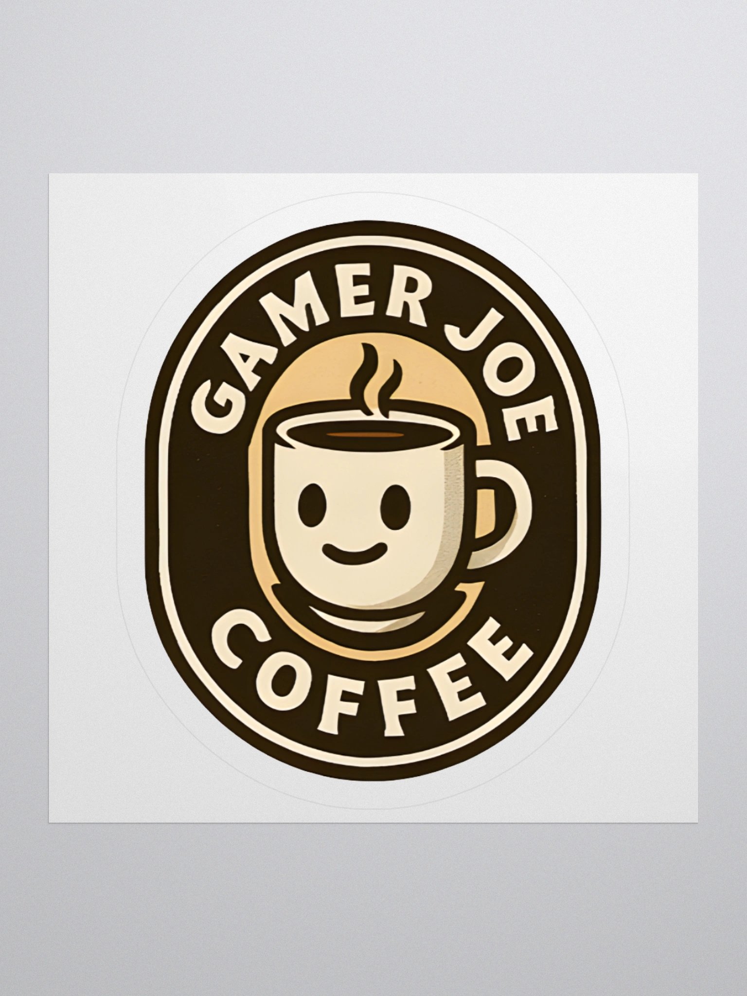 Gamer Joe Coffee Logo Stickers product image (1)