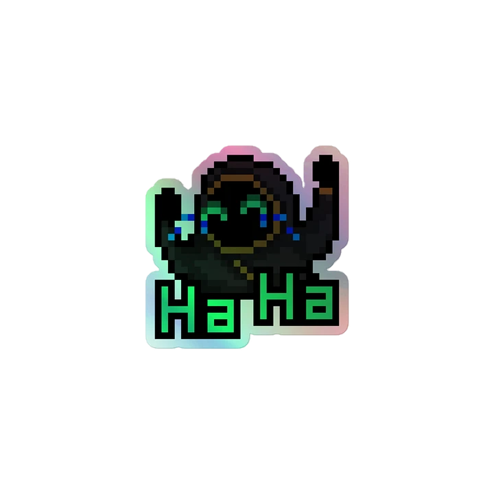 Ha Ha Holographic Sticker product image (1)
