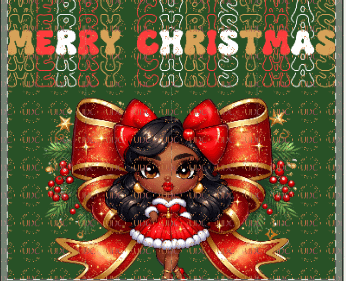 Christmas Tumbler Wrap Bundle • Chibi Holiday Girl PNG Set • Festive Sublimation Designs product image (1)