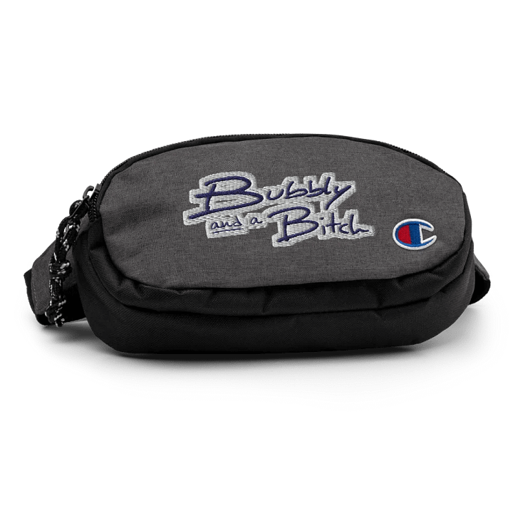 Bubbly and a B (navy bubble design) champion fanny pack product image (2)