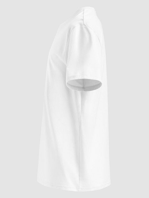 Photo showing Stanley/Stella Unisex Organic Ribbed Neck T-Shirt